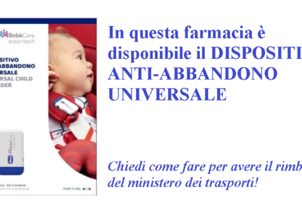 Dal 6 marzo OBBLIGATORI i dispositivi anti abbandono