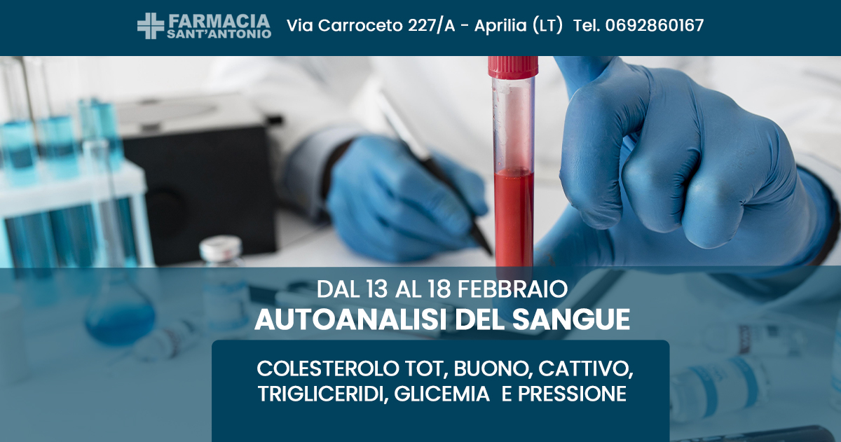 AUTOANALISI DEL SANGUE