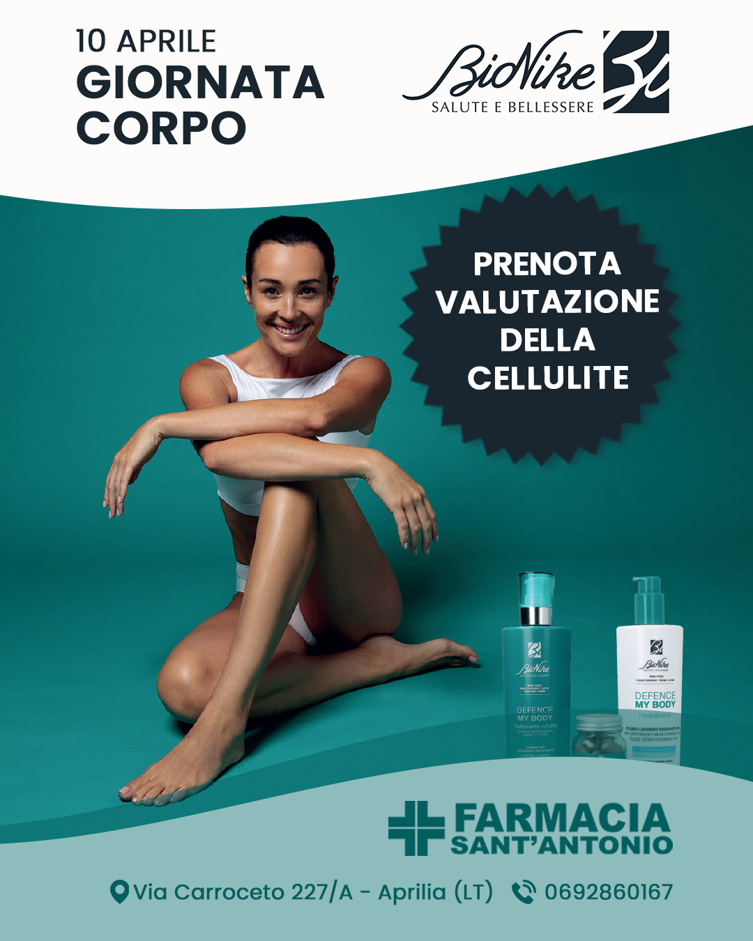 ✨💆‍♀️ 10 aprile Giornata Corpo BioNike